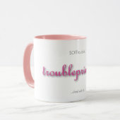 troubleprincess! tasse (Vorderseite Links)