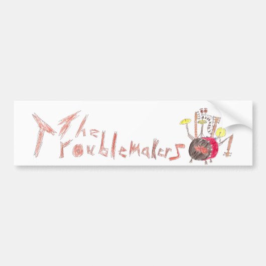 Troublmakers-L-Stoßdämpfer-Aufkleber Autoaufkleber (Vorne)
