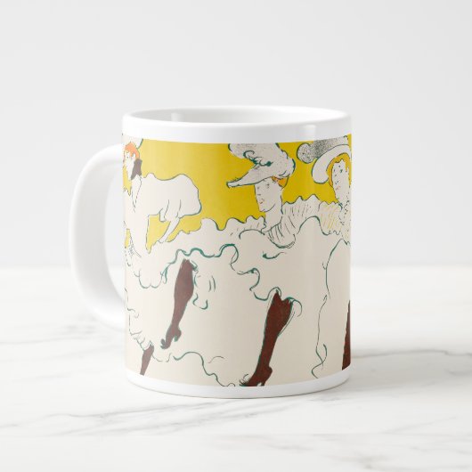 Troupe de Mademoiselle Eglantine, Toulouse Lautrec Jumbo-Tasse (Vorderseite Links)