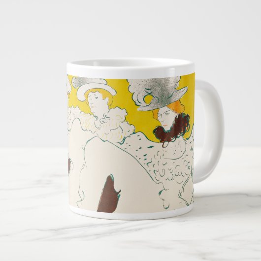 Troupe de Mademoiselle Eglantine, Toulouse Lautrec Jumbo-Tasse (Vorderseite Rechts)