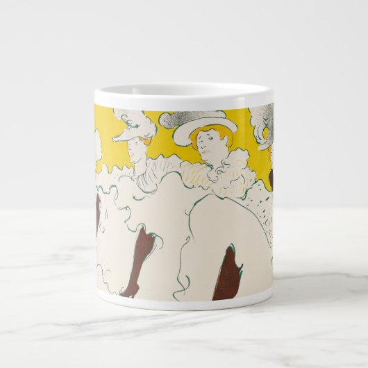 Troupe de Mademoiselle Eglantine, Toulouse Lautrec Jumbo-Tasse (Vorderseite)