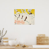 Troupe de Mademoiselle Eglantine, Toulouse Lautrec Poster (Küche)