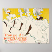 Troupe de Mademoiselle Eglantine, Toulouse Lautrec Poster (Vorne)
