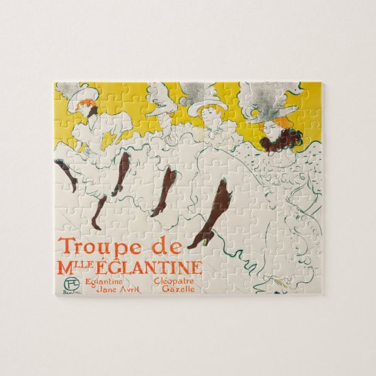 Troupe de Mademoiselle Eglantine, Toulouse Lautrec Puzzle (Horizontal)