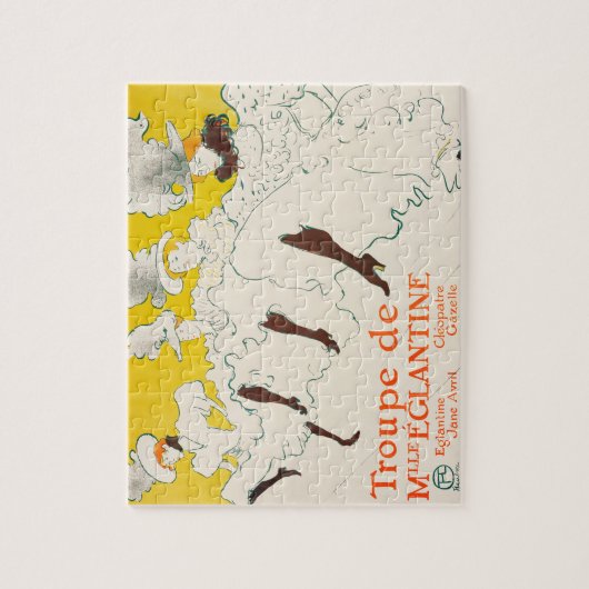 Troupe de Mademoiselle Eglantine, Toulouse Lautrec Puzzle (Vertikal)