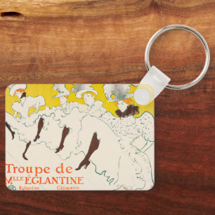 Troupe de Mademoiselle Eglantine, Toulouse Lautrec Schlüsselanhänger