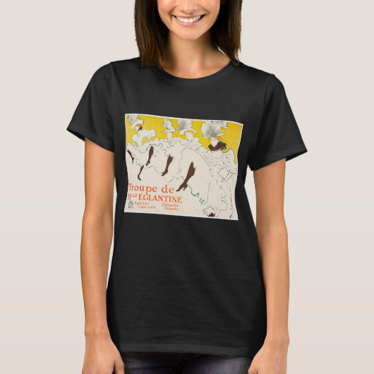 Troupe de Mademoiselle Eglantine, Toulouse Lautrec T-Shirt (Vorderseite)