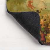 Troupe der Schauspieler darstellend auf einem Mousepad (Ecke)