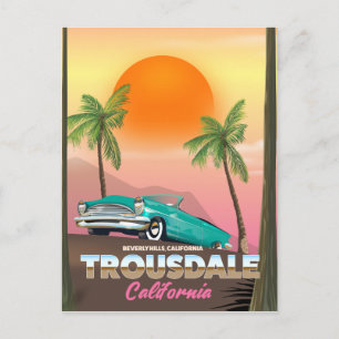Trousdale Beverly Hills Kalifornien Postkarte