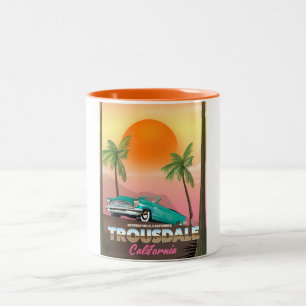Trousdale Beverly Hills Kalifornien Zweifarbige Tasse
