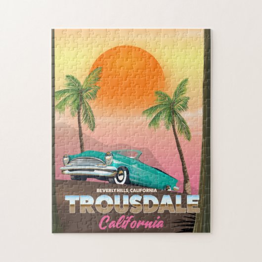 Trousdale Beverly Hügel California Puzzle (Vertikal)