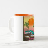 Trousdale Beverly Hügel California Zweifarbige Tasse (Vorderseite Links)