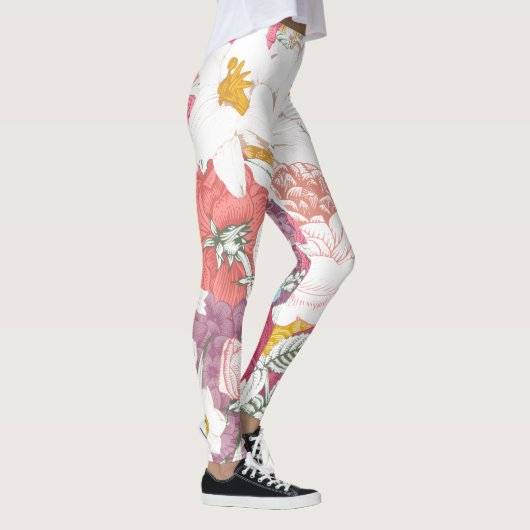 trousers with modern floral pattern leggings (Rechts)
