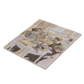 Trousseau, Kneipe. in "Lasst Licht Hinin" Fliese (Seite)