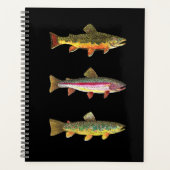 TROUT! Bach, Regenbogen, Braun. gut Planer (Vorderseite)