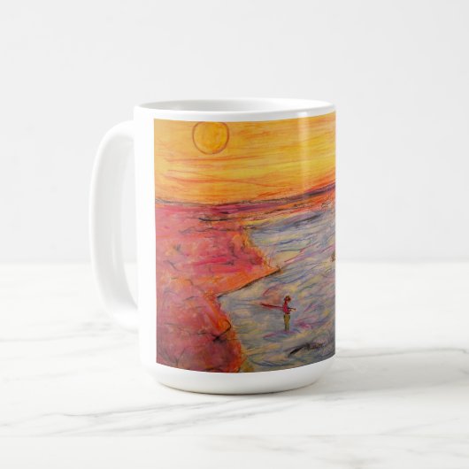 Trout Bum Kaffeetasse (Vorderseite Links)