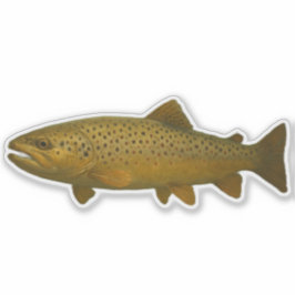 Trout Cut-out Sticker