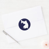 TROUT FISCHEREIFAHRZEUG GRAFIK RUNDER AUFKLEBER (Umschlag)