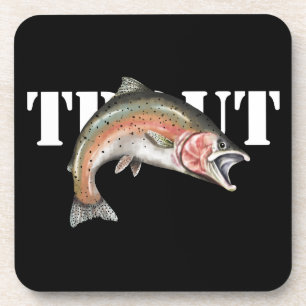 Trout Getränkeuntersetzer