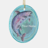 Trout Gewürznelke Keramik Ornament (Rechts)