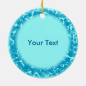 Trout Gewürznelke Keramik Ornament (Hinten)