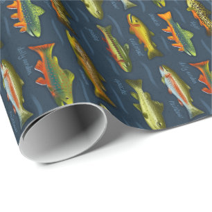 Trout Gift Wrap Geschenkpapier