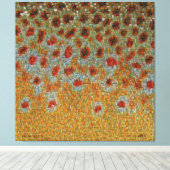 Trout-Haut-Montage - Braune Forellen Leinwanddruck (Insitu (Holzboden))