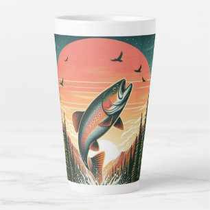 Trout im Freien Natur Milchtasse