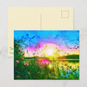 TROUT LAKE GREEN POSTCARD POSTKARTE (Vorne/Hinten)