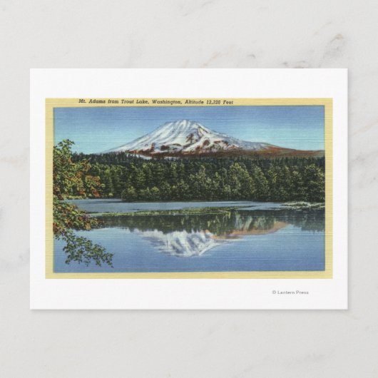 Trout Lake, Washington Postkarte (Vorderseite)