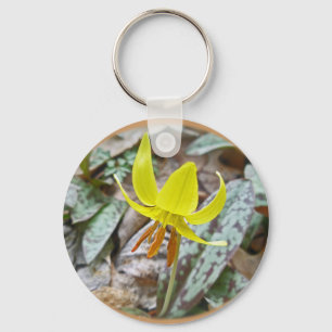 Trout-Lilie Wildblume - Erythronium americanum Schlüsselanhänger