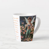 Trout Lily Blumen Fee Milchtasse (Rechte Ecke)