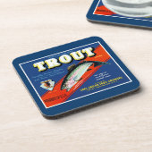 Trout-Marke Untersetzer (Linke Seite)