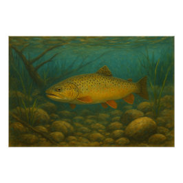 Trout Poster Print
