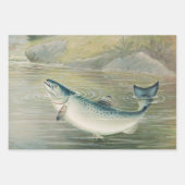 Trout, Red Snapper, California Salmon by Kilbourne Geschenkpapier Set (Vorderseite 3)
