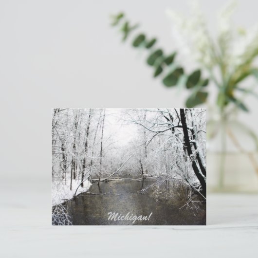 Trout River Postkarte (Stehend Vorderseite)