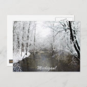 Trout River Postkarte (Vorne/Hinten)