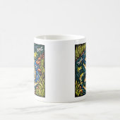 Trout Stream Harmony – Folklore Kunst Fisch, Frösc Kaffeetasse (Mittel)