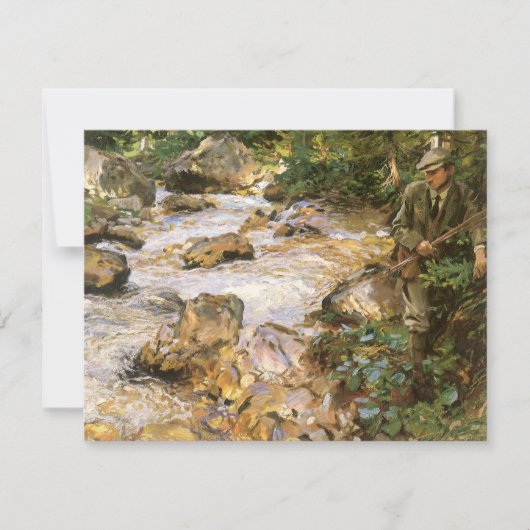 Trout Stream in Tirol von John Singer Sargent (Vorderseite)