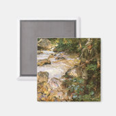 Trout Stream in Tirol von John Singer Sargent Magnet (Vorderseite/Rückseite)