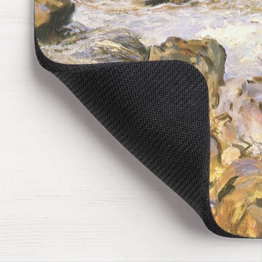 Trout Stream in Tirol von John Singer Sargent Mousepad (Ecke)