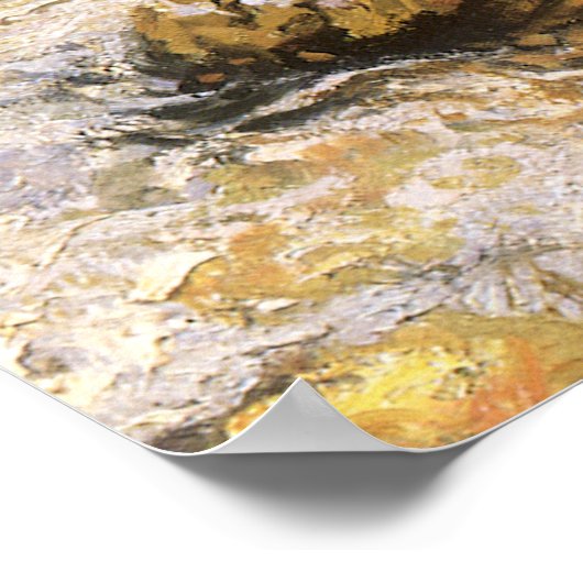 Trout Stream in Tirol von John Singer Sargent Poster (Ecke)