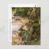 Trout Stream in Tirol von John Singer Sargent Postkarte (Vorne/Hinten)
