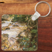Trout Stream in Tirol von John Singer Sargent Schlüsselanhänger (Rückseite)