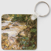 Trout Stream in Tirol von John Singer Sargent Schlüsselanhänger (Rückseite)