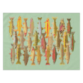 Trout Tischdecke (Vorderseite (Horizontal))