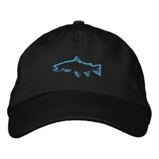 Trout Tracker Hat - Blue Bestickte Kappe