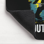 Troutquatch Forellenangeln Fischer Bigfoot Mousepad (Ecke)