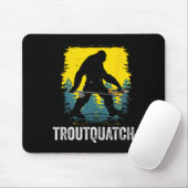 Troutquatch Forellenangeln Fischer Bigfoot Mousepad (Mit Mouse)