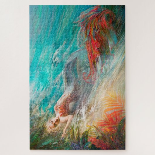 Trouvaille Meerjungfrau Puzzle (Vertikal)